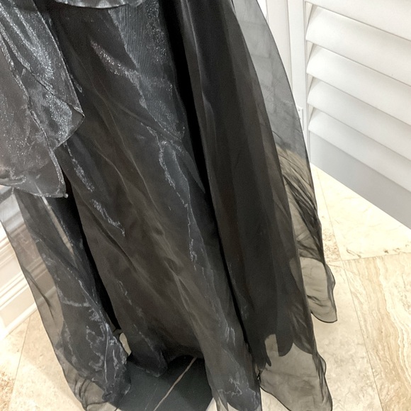 Black Formal Maxi Skirt by Chelsea Nights Size 14 NWOT Y2K - Picture 2 of 5